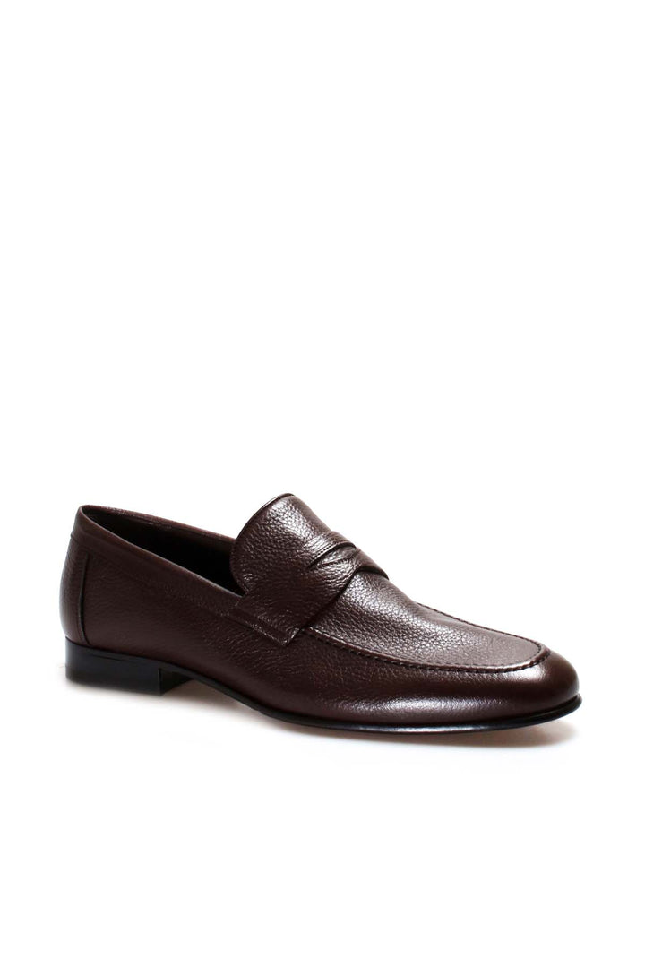 Mocassini Penny classici in pelle marrone-Wessi