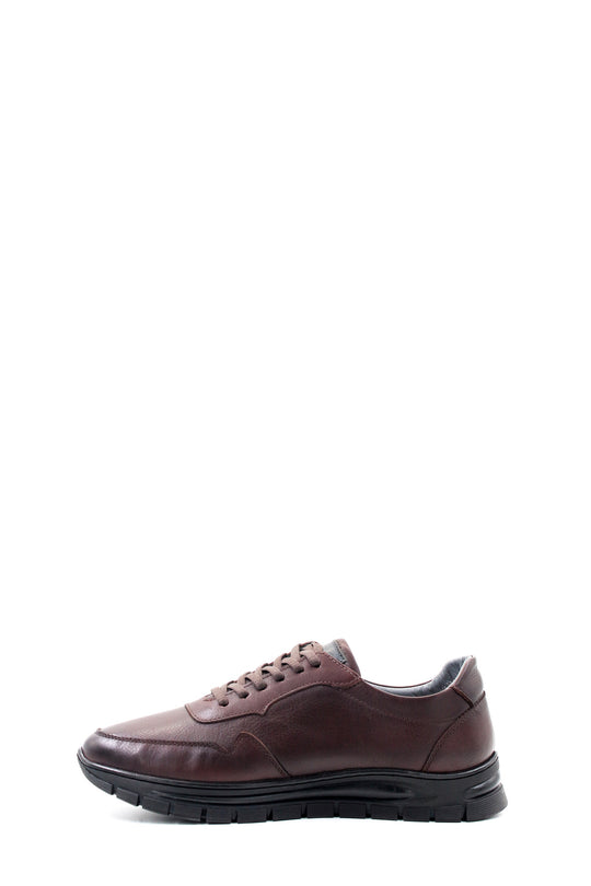 Baskets en cuir marron - Wessi