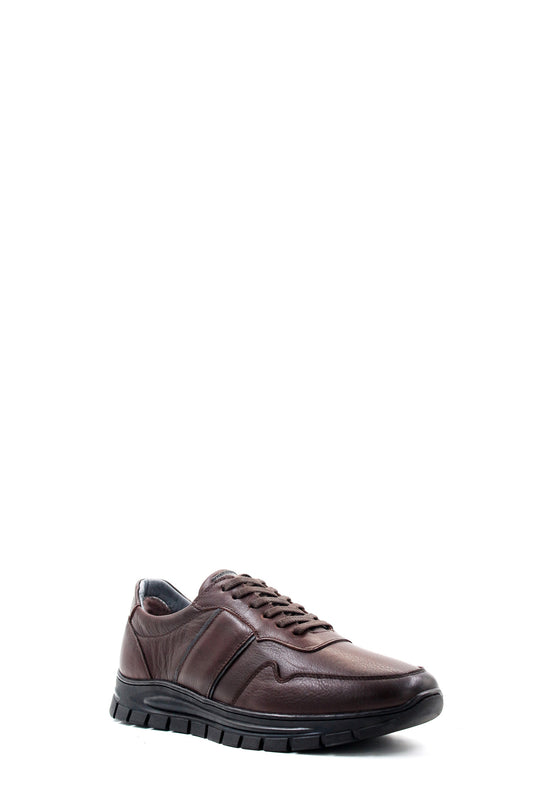 Baskets en cuir marron - Wessi