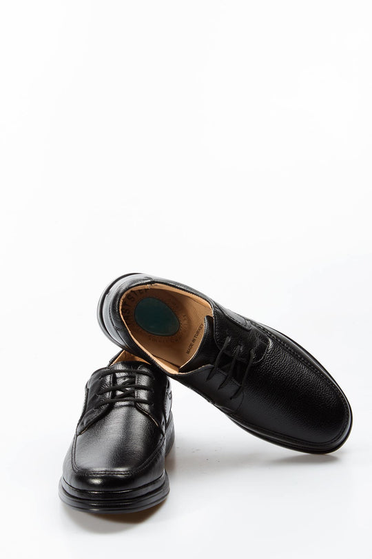 Scarpe ortopediche casual in pelle nera da uomo - Wessi