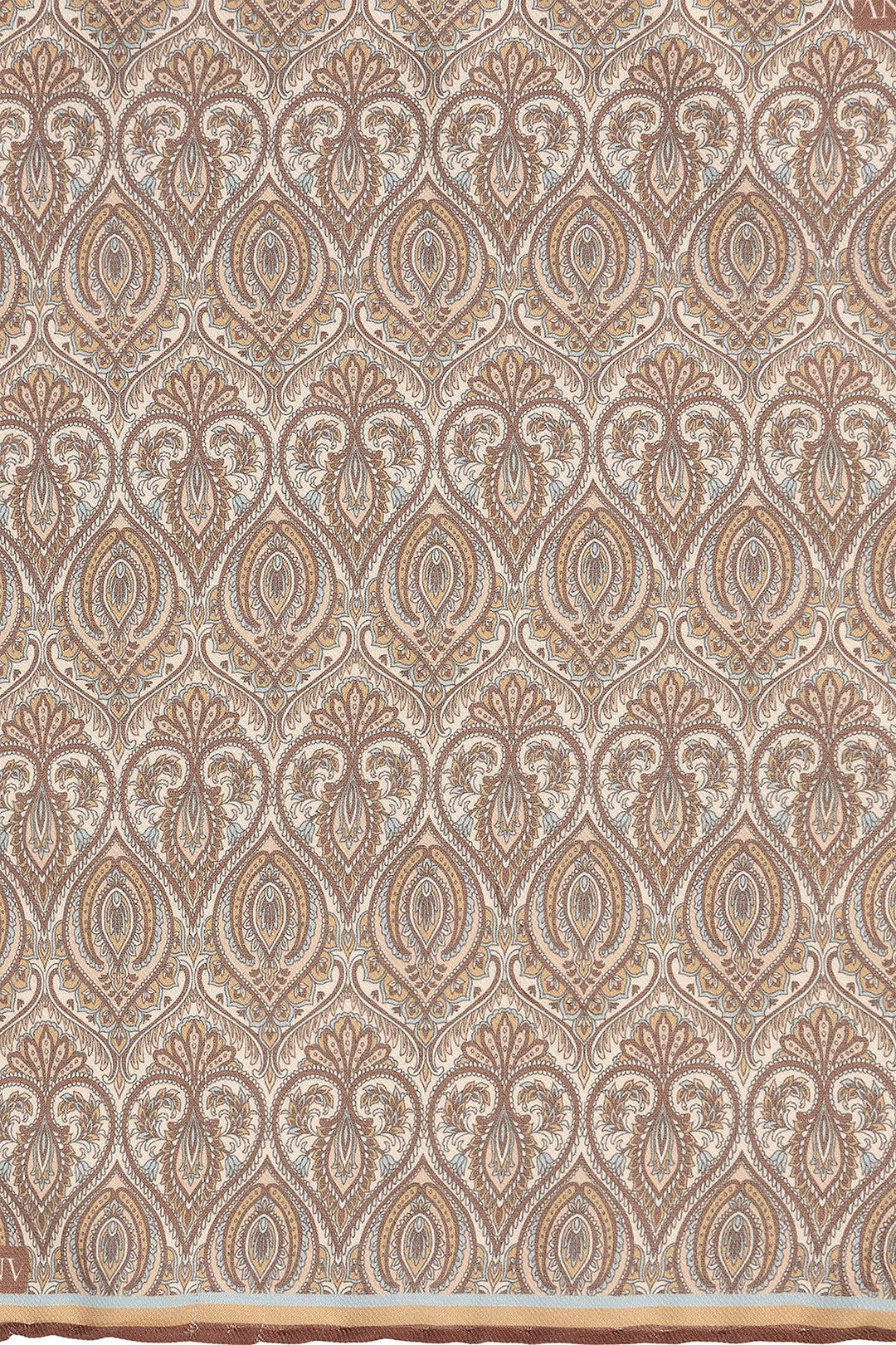 Men's Brown Patterned Scarf - Wessi