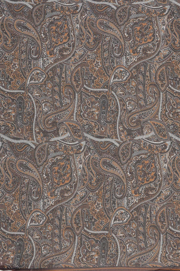 وشاح بني منقوش عرقيًا للرجال - ويسي