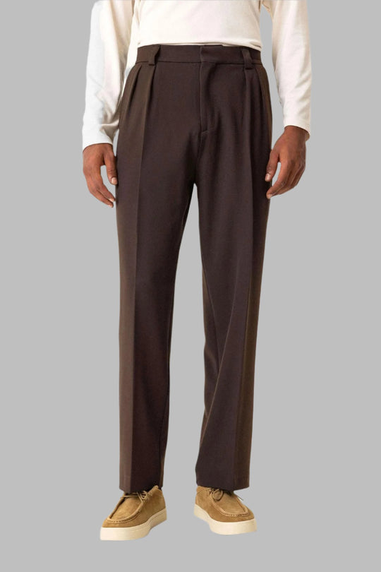 High Waist Pleated Relaxed Fit Baggy Men's Pants - Wessi Wessi - Discover Diversity High Waist Pleated Relaxed Fit Baggy Men's Pants - Wessi Wessi - Discover Diversity