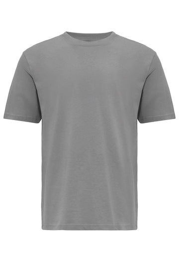 Camiseta Básica Hombre Cuello Redondo Gris Oscuro - Wessi