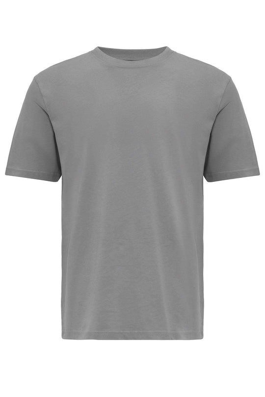 Camiseta Básica Hombre Cuello Redondo Gris Oscuro - Wessi