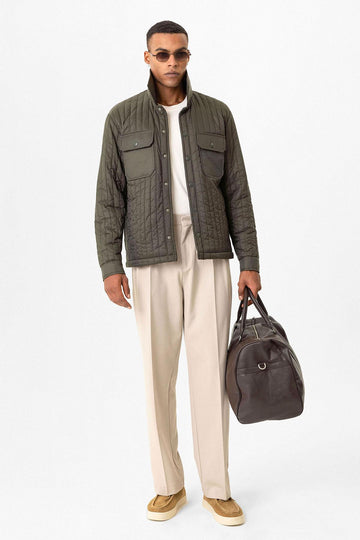 Veste légère matelassée pour homme en Khaki - Wessi