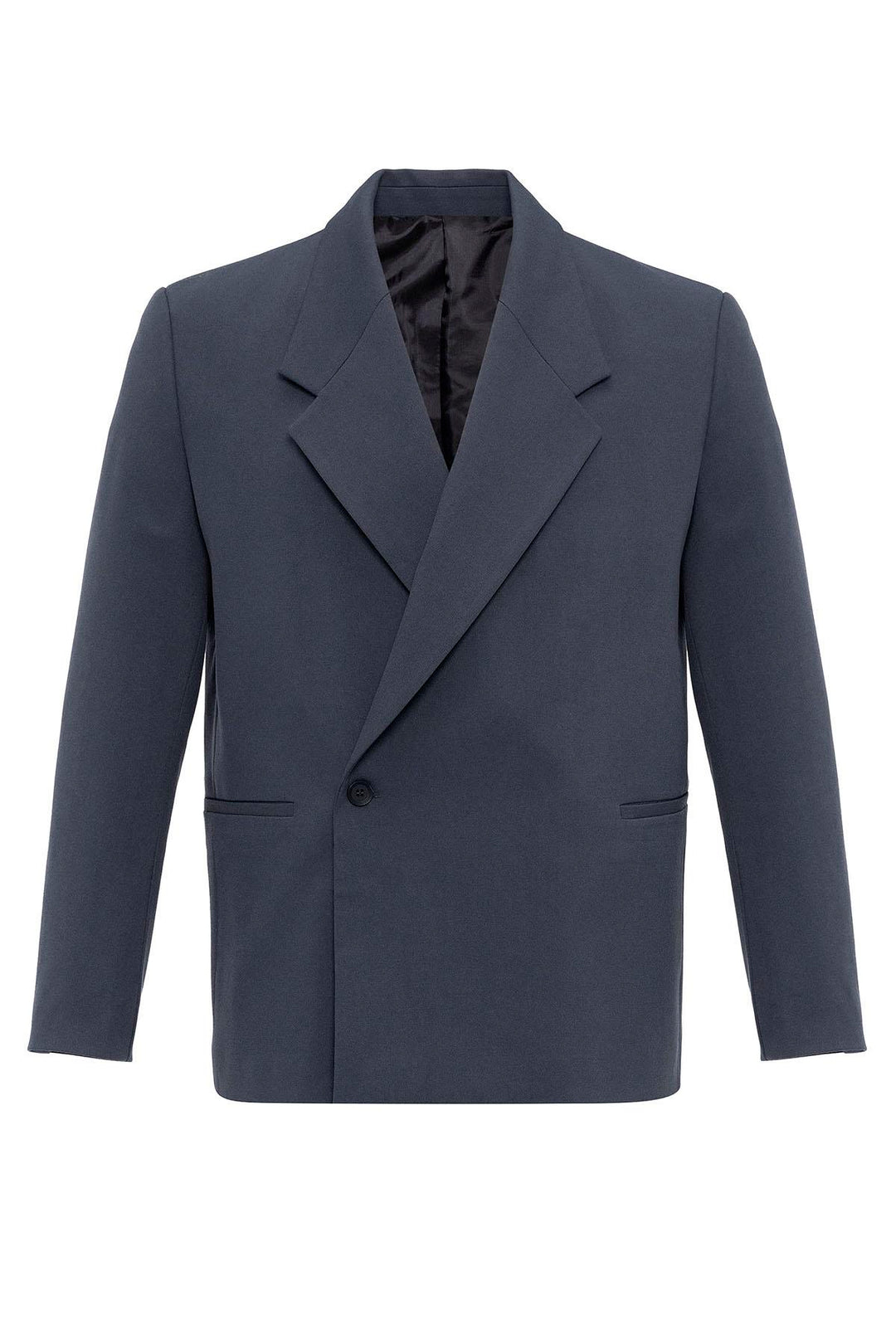 Men's Smoked Double-Breasted Flap Pocket  Blazer - Wessi
