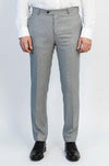 Grey Micro Pattern Slim Fit Dress Pants – Wessi