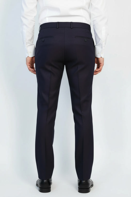 Deep Burgundy Slim Fit Dress Pants – Wessi