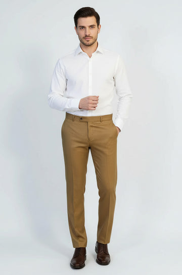 Camel Classic Fit Dress Pants – Wessi
