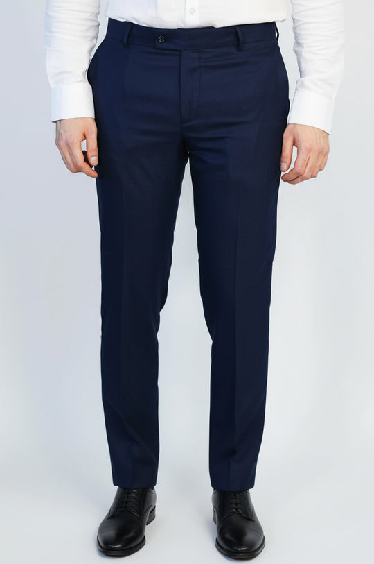 Midnight Blue Slim Fit Dress Pants – Wessi