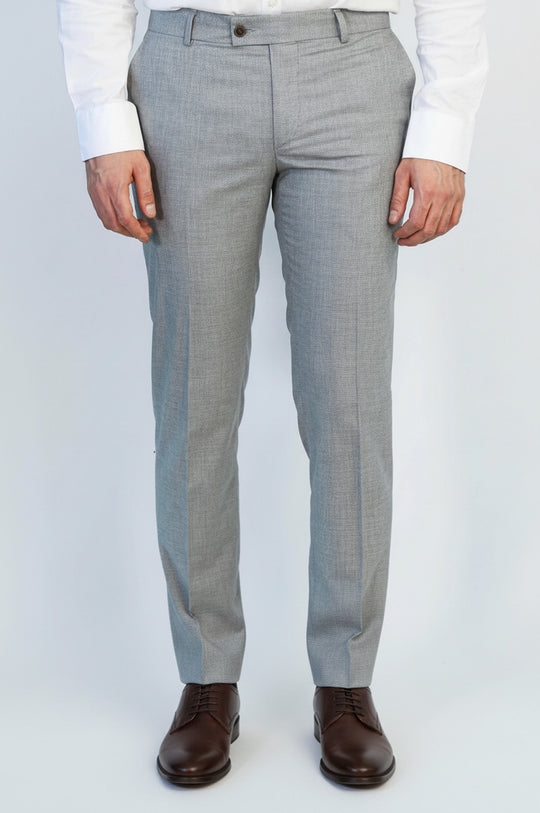 Light Grey Classic Fit Dress Pants – Wessi