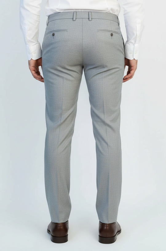 Light Grey Classic Fit Dress Pants – Wessi