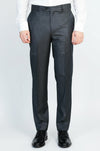 Anthracite  Slim Fit Classic Cut Dress Trousers – Wessi