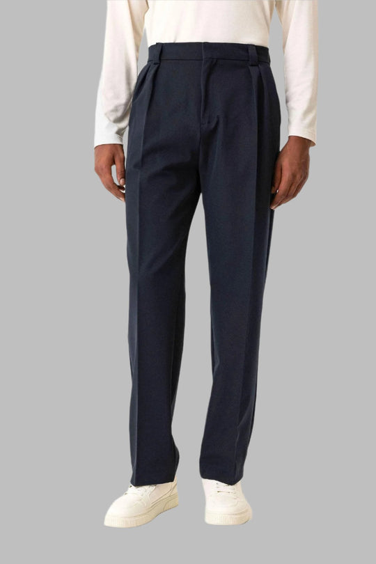 high waisted mens dress pants Antioch Trousers, Men's, Size: 32, Black Suitable for prom Navy Blue High Waist Pleated