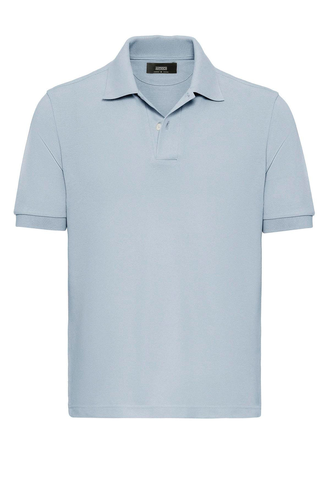 T-shirt col polo bleu pour homme - Wessi