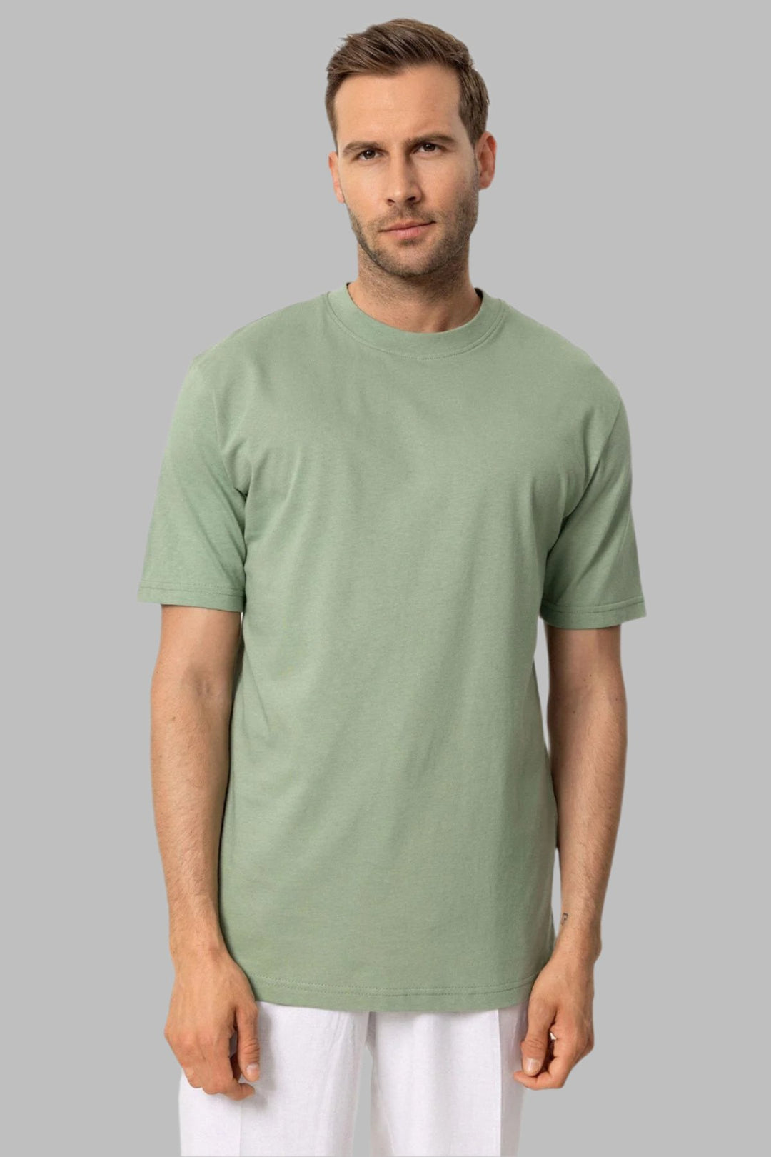Camiseta Básica Camiseta Manga Larga Verde Niño Sueter Feminino