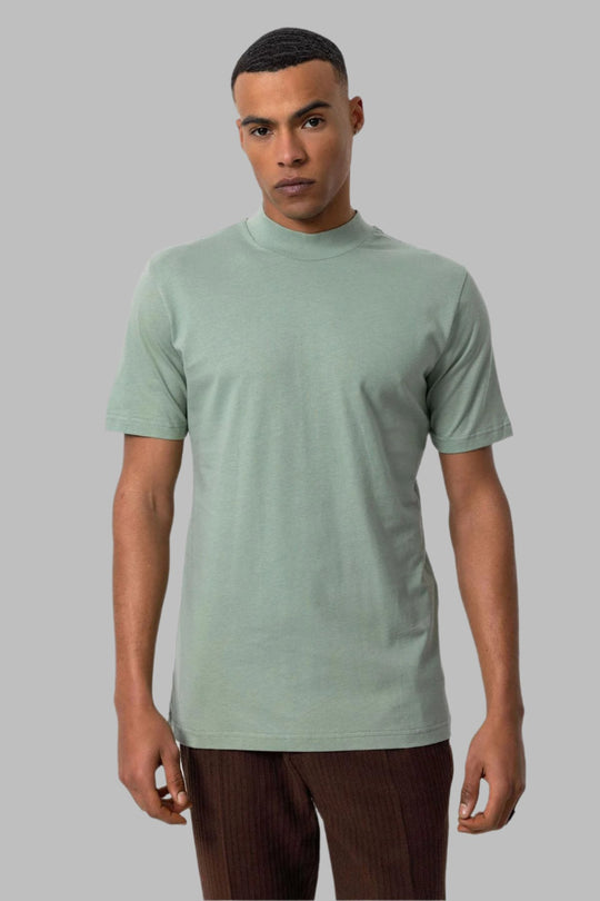 Men's Mint Slim Fit Basic T-Shirt - Wessi