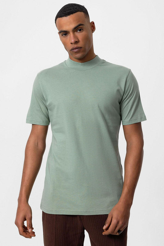 Men's Mint Slim Fit Basic T-Shirt - Wessi