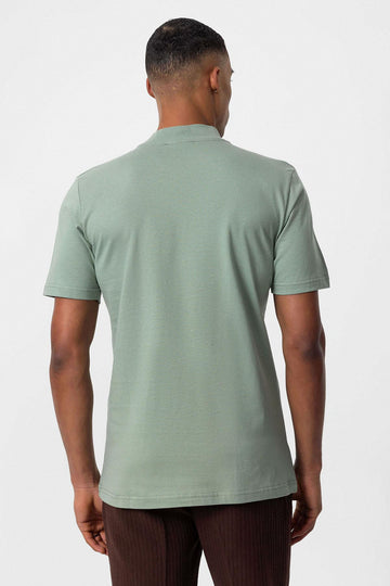 Men's Mint Slim Fit Basic T-Shirt - Wessi