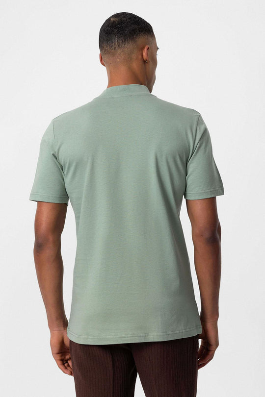 Men's Mint Slim Fit Basic T-Shirt - Wessi