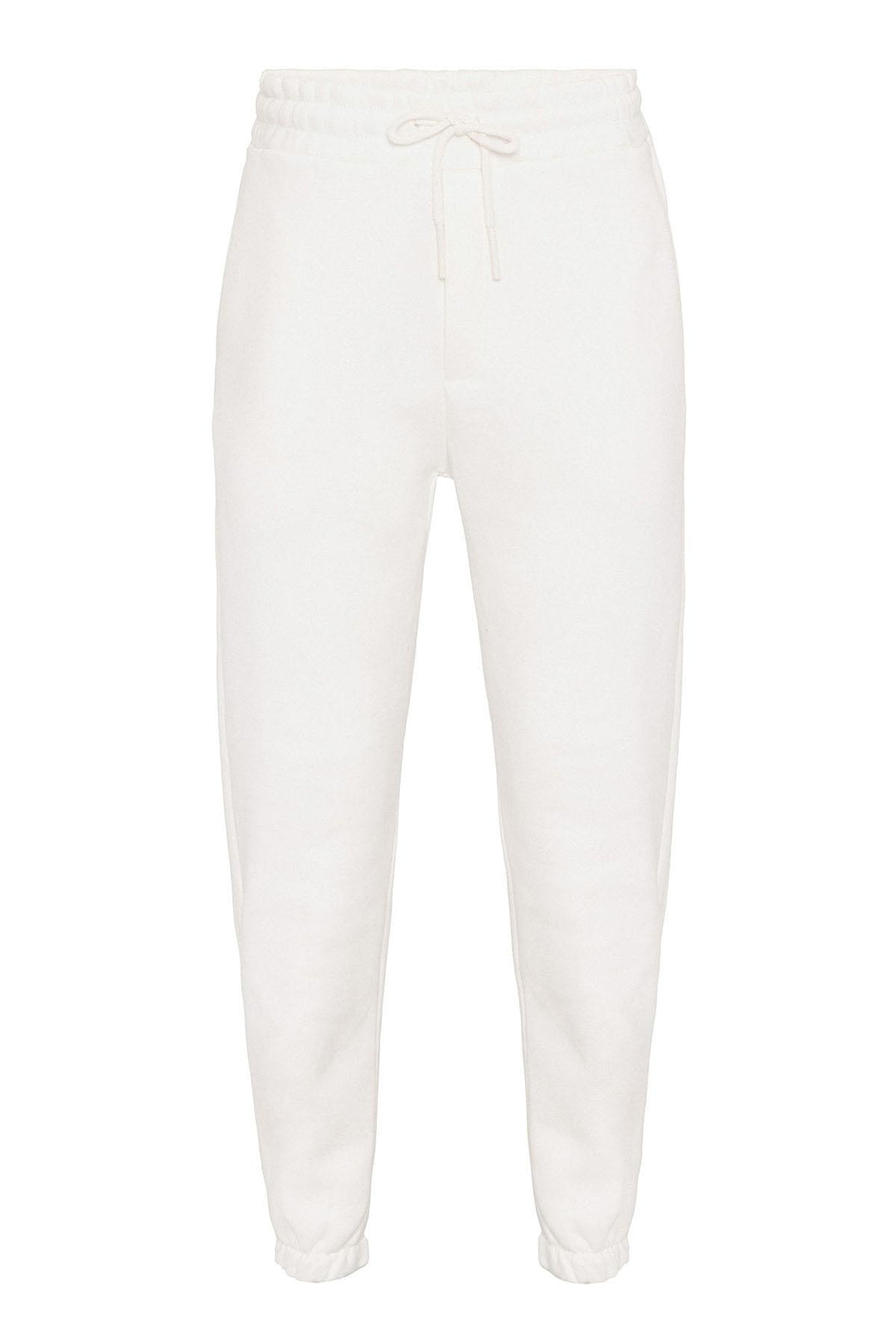 Men's Ecru Tracksuit with Elastic Legs - Wessi