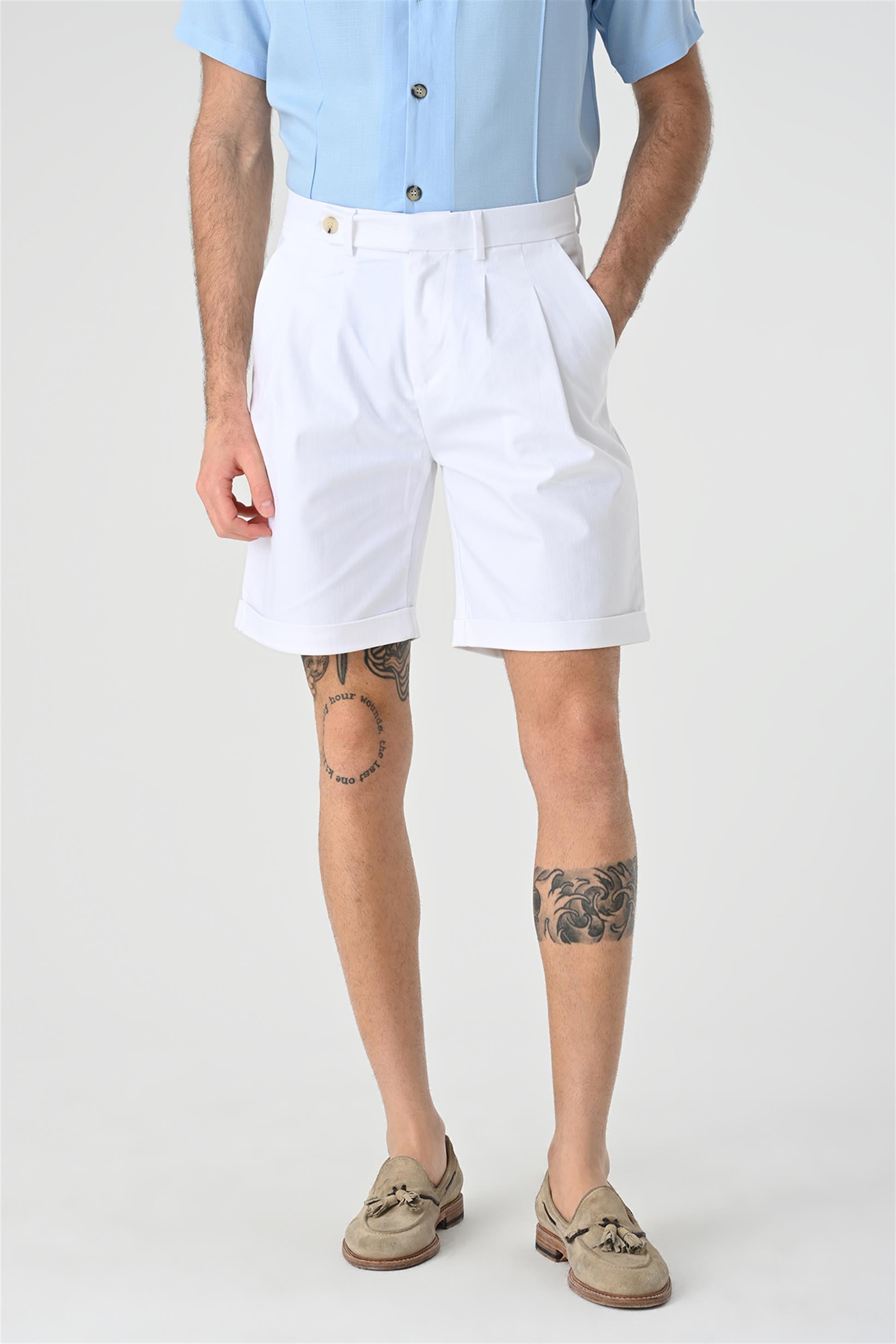 Pantaloncini bianchi uomo hotsell