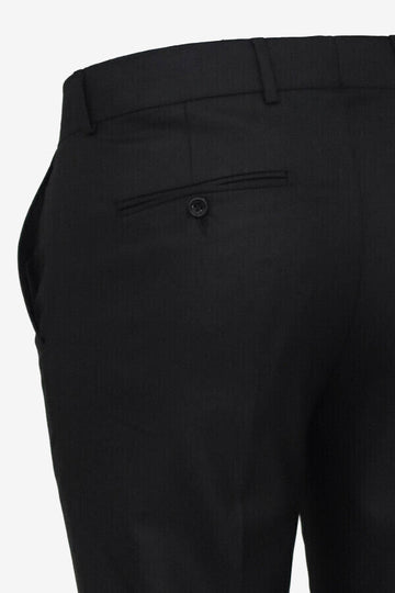 Pantalon uni noir pour homme - Wessi