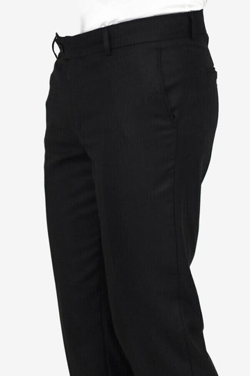 Pantalon uni noir pour homme - Wessi