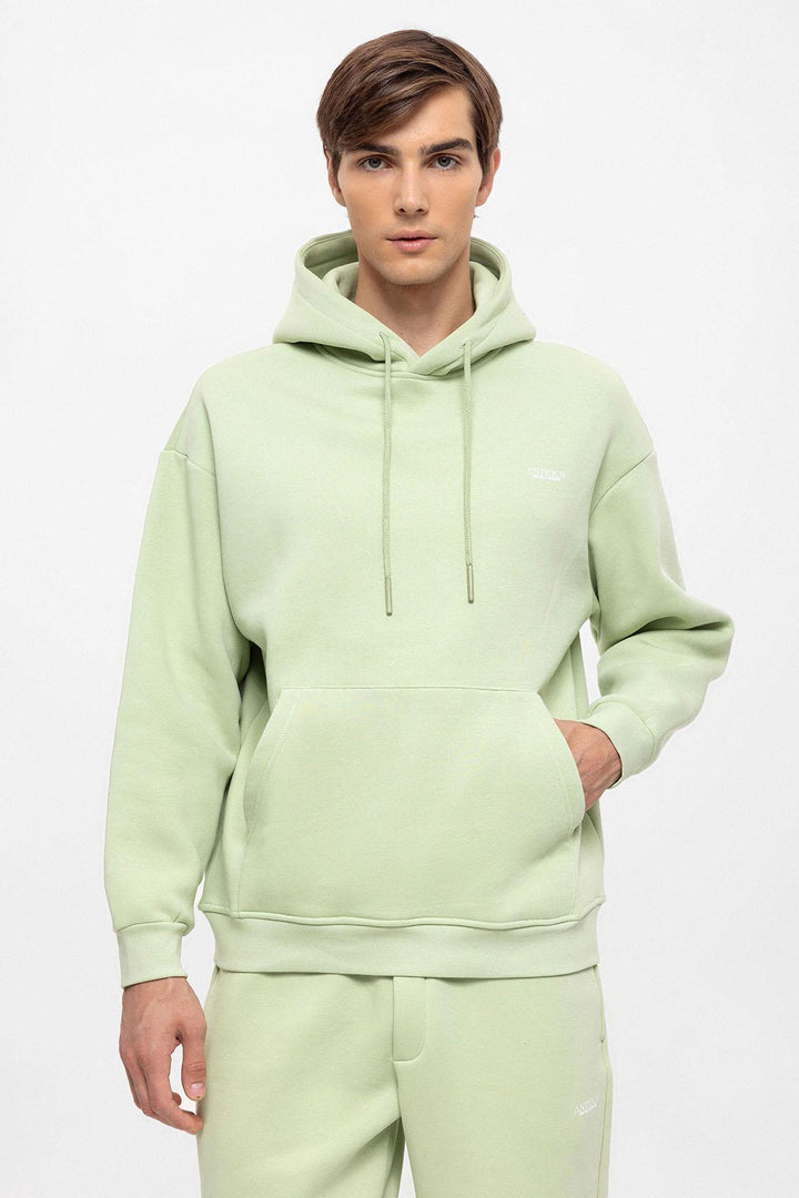 Men's Mint Regular Fit  Printed  Tracksuit Set - Wessi