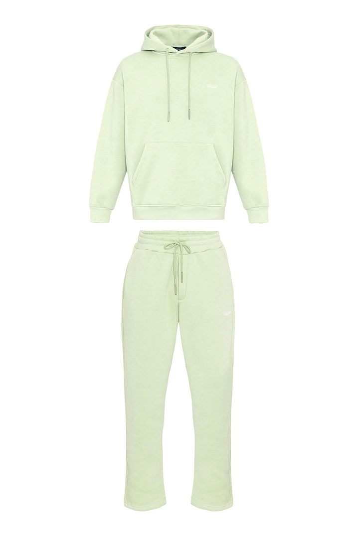 Men's Mint Regular Fit  Printed  Tracksuit Set - Wessi