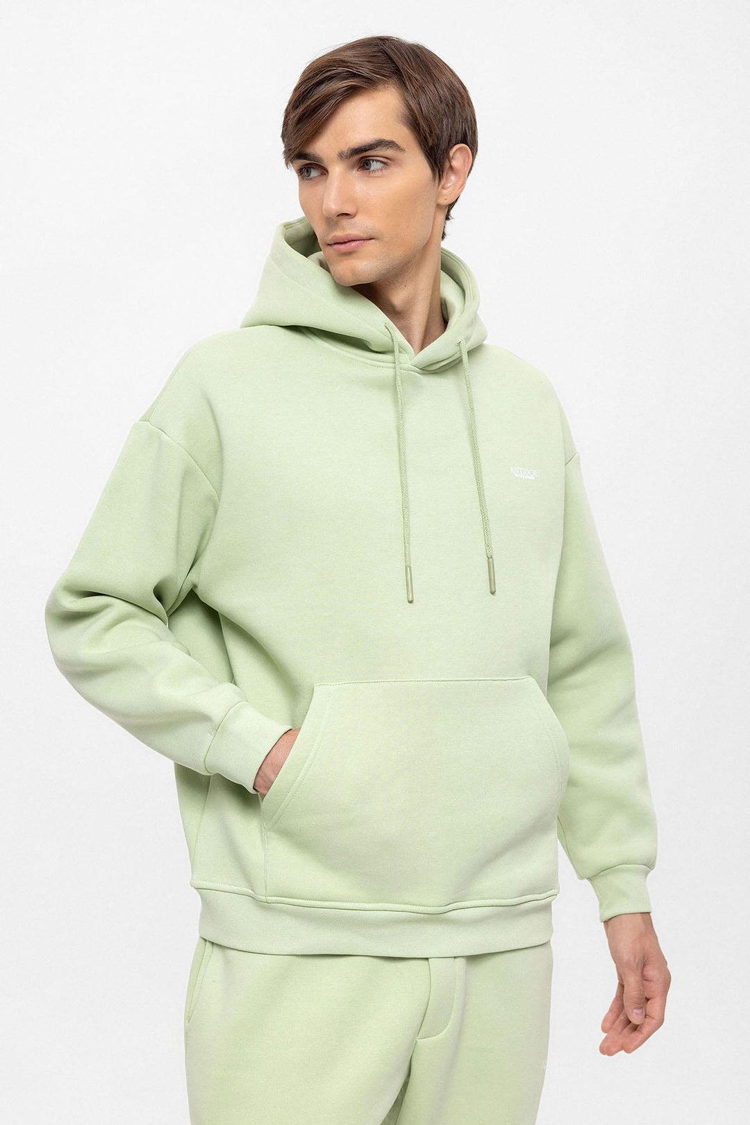 Men's Mint Regular Fit  Printed  Tracksuit Set - Wessi