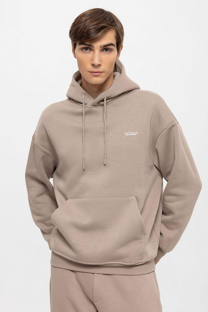 Men's Mink Regular Fit  Printed  Tracksuit Set - Wessi