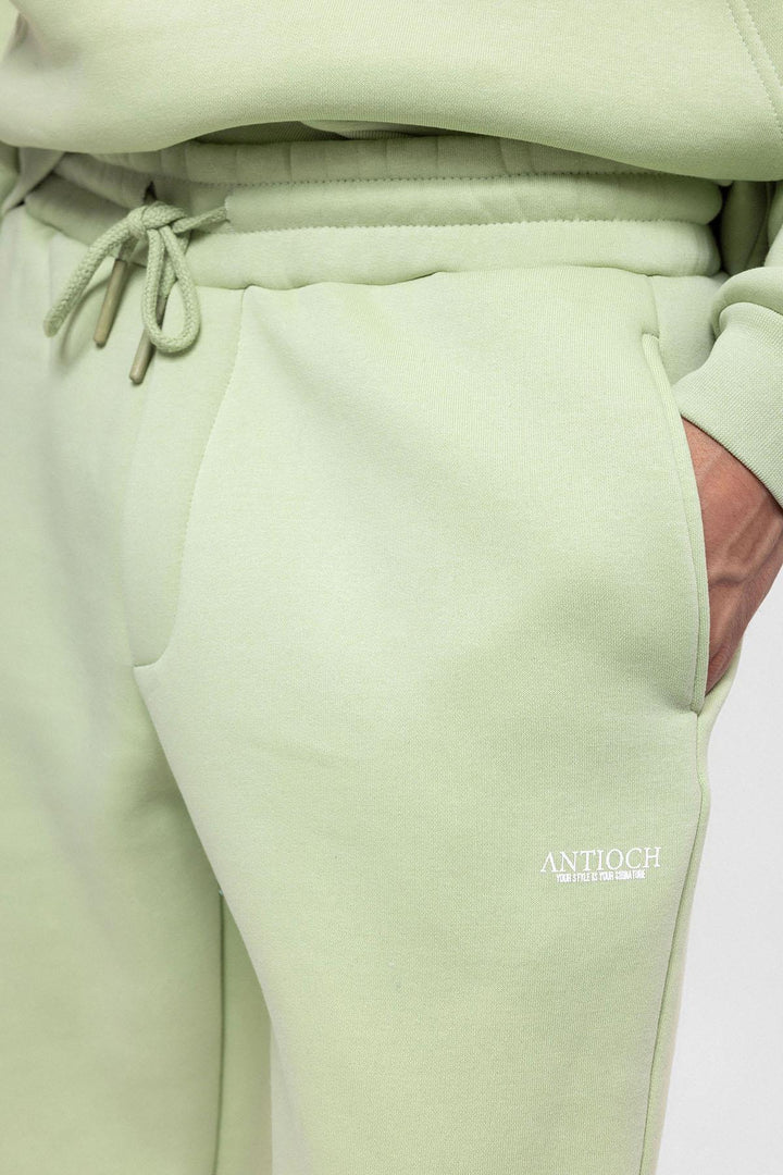 Men's Mint Regular Fit  Printed  Tracksuit Set - Wessi