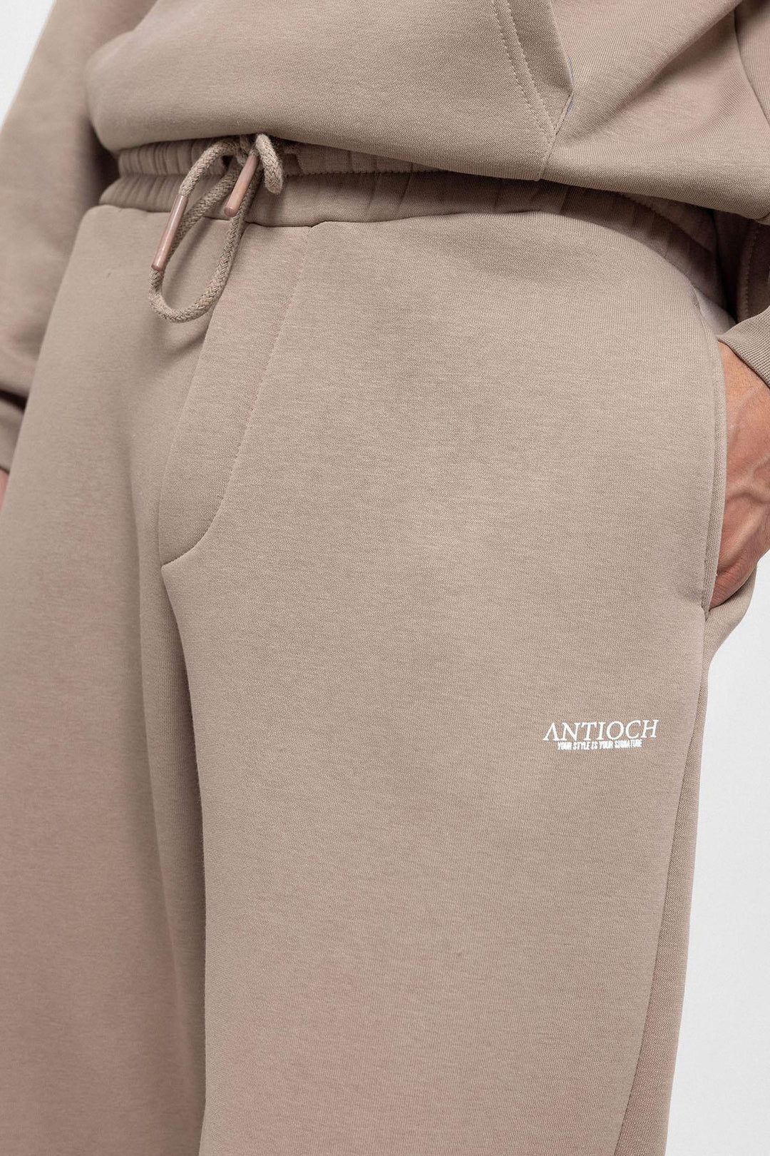Men's Mink Regular Fit  Printed  Tracksuit Set - Wessi