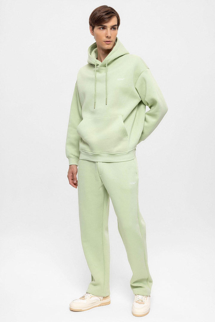 Men's Mint Regular Fit  Printed  Tracksuit Set - Wessi