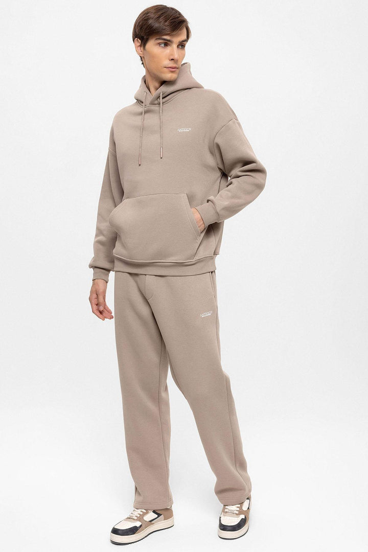 Men's Mink Regular Fit  Printed  Tracksuit Set - Wessi