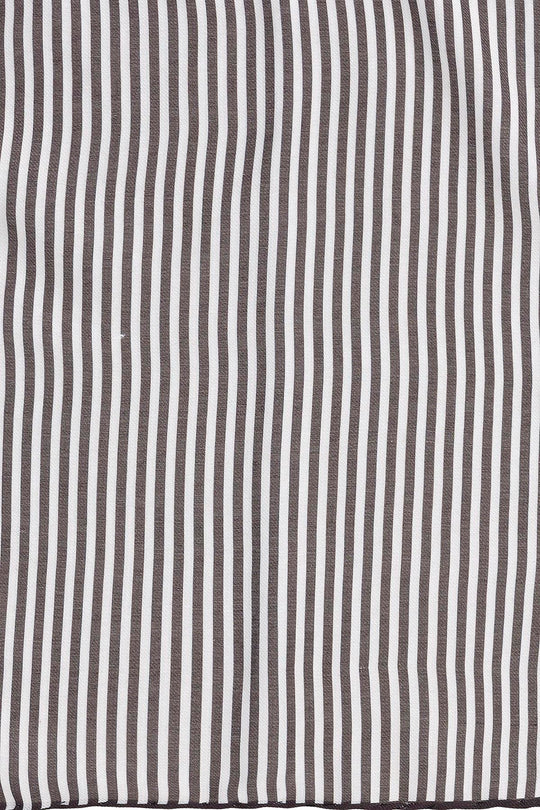 Écharpe rayée noire pour homme - Wessi