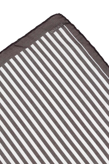 Écharpe rayée noire pour homme - Wessi