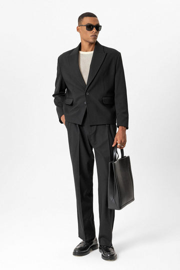 Black Пиджак приталенного кроя для мужчин - Wessi