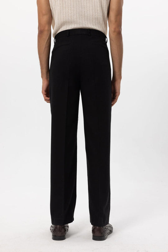 Men's Black Linen Blend Baggy Pants - Wessi Wessi - Discover Diversity Men's Black Linen Blend Baggy Pants - Wessi Wessi - Discover Diversity
