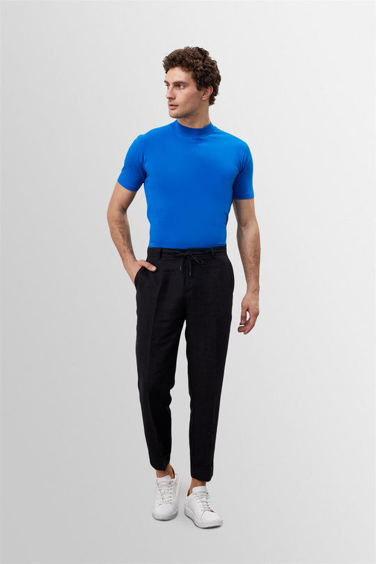 Men's Sax Slim Fit Basic T-Shirt - Wessi