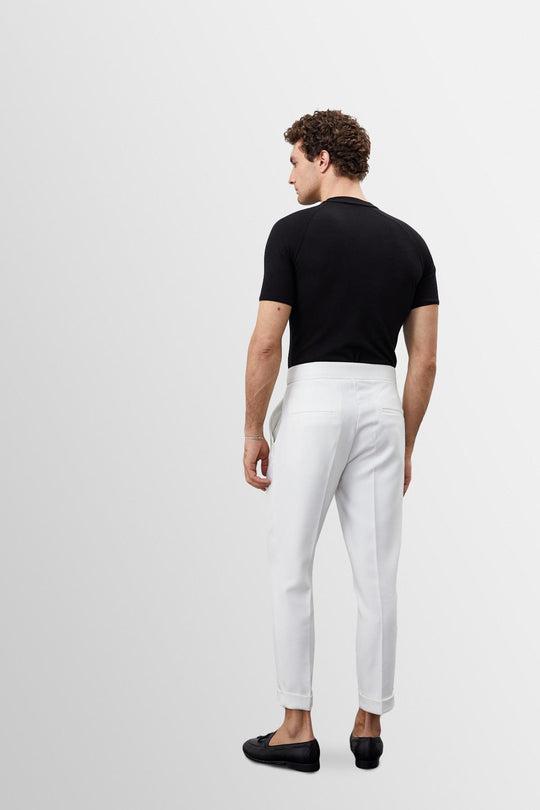 T-Shirt Col Rond Slim Fit Homme Noir - Wessi