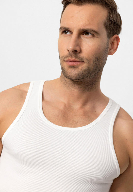Athlète Homme Écru Coupe Slim - Wessi