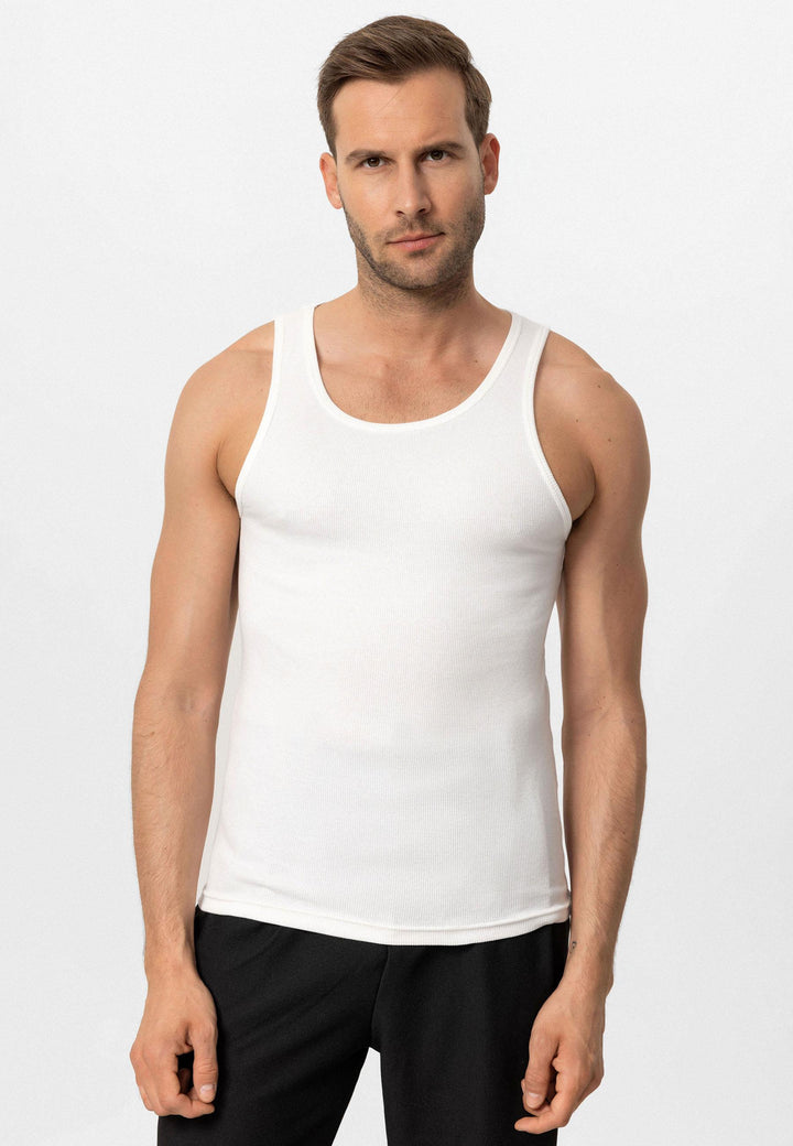 Men's Ecru Slim Fit Male Athlete - Wessi