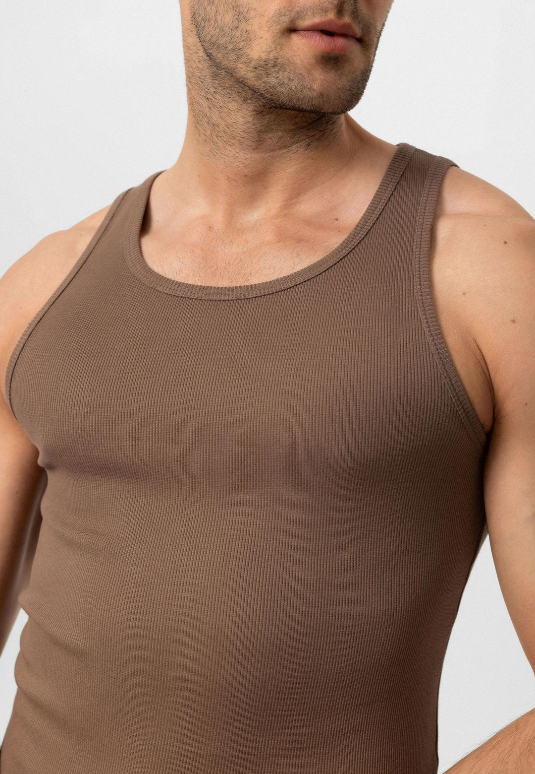 Men's Brown Slim Fit Male Athlete - Wessi