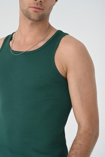 Men's Green Slim Fit Male Athlete - Wessi