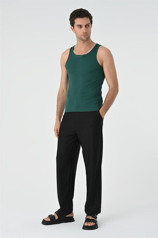 Men's Green Slim Fit Male Athlete - Wessi