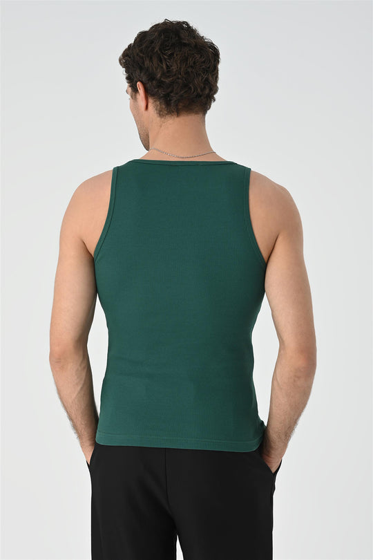 Men's Green Slim Fit Male Athlete - Wessi