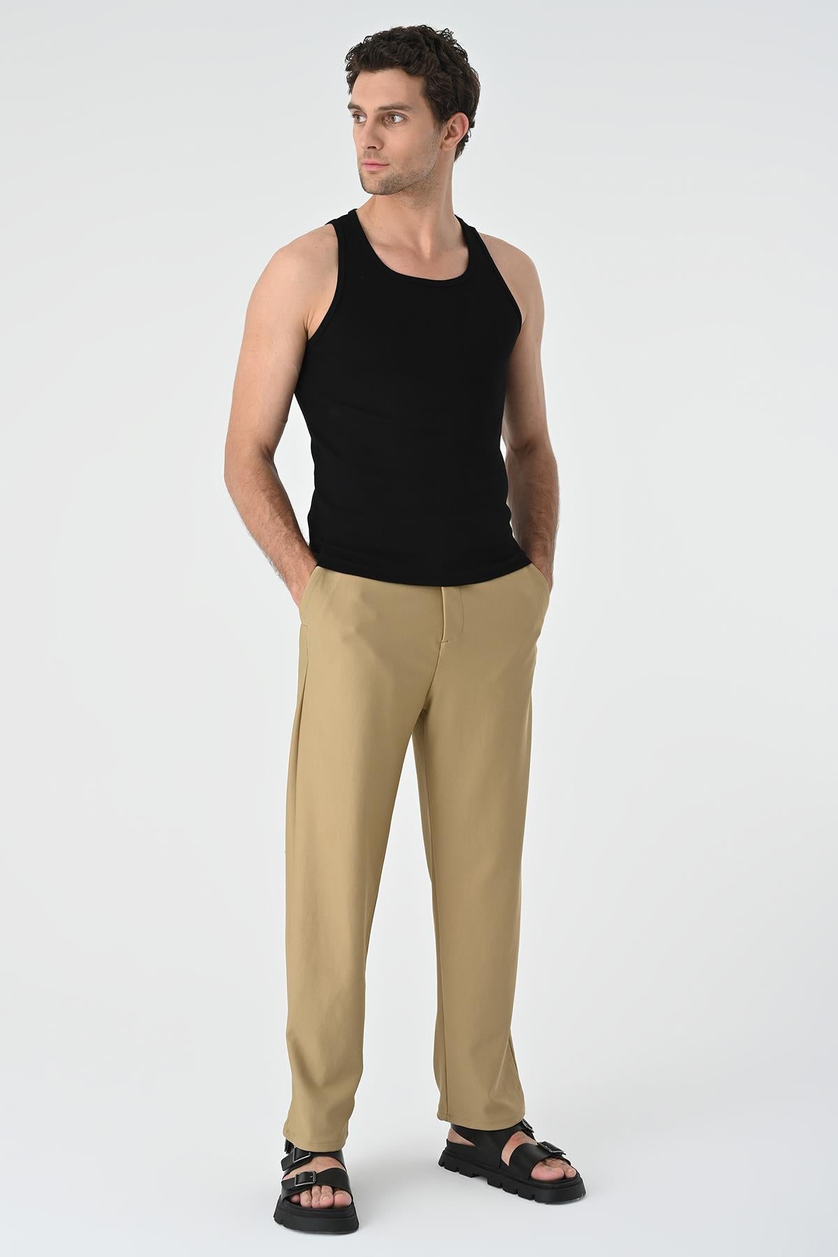 Men's Black Slim Fit Male Athlete - Wessi Men's Black Slim Fit Male Athlete - Wessi